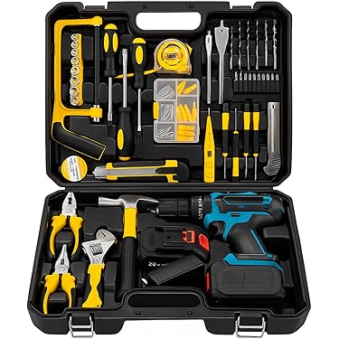 118 PCS Professional Tool Kit with Drill – Complete Home & Workshop Set (Only 200 Dirham)